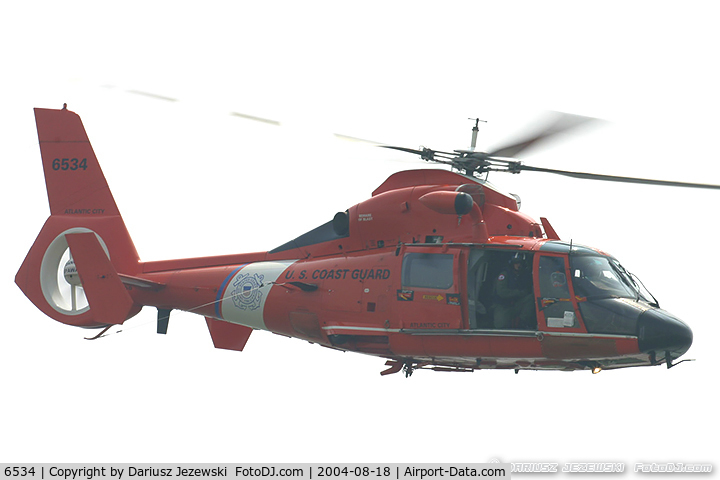 6534, Aerospatiale HH-65C Dolphin C/N 6183, HH-60J Jayhawk 6032 from  CGAS Atlantic City, NJ