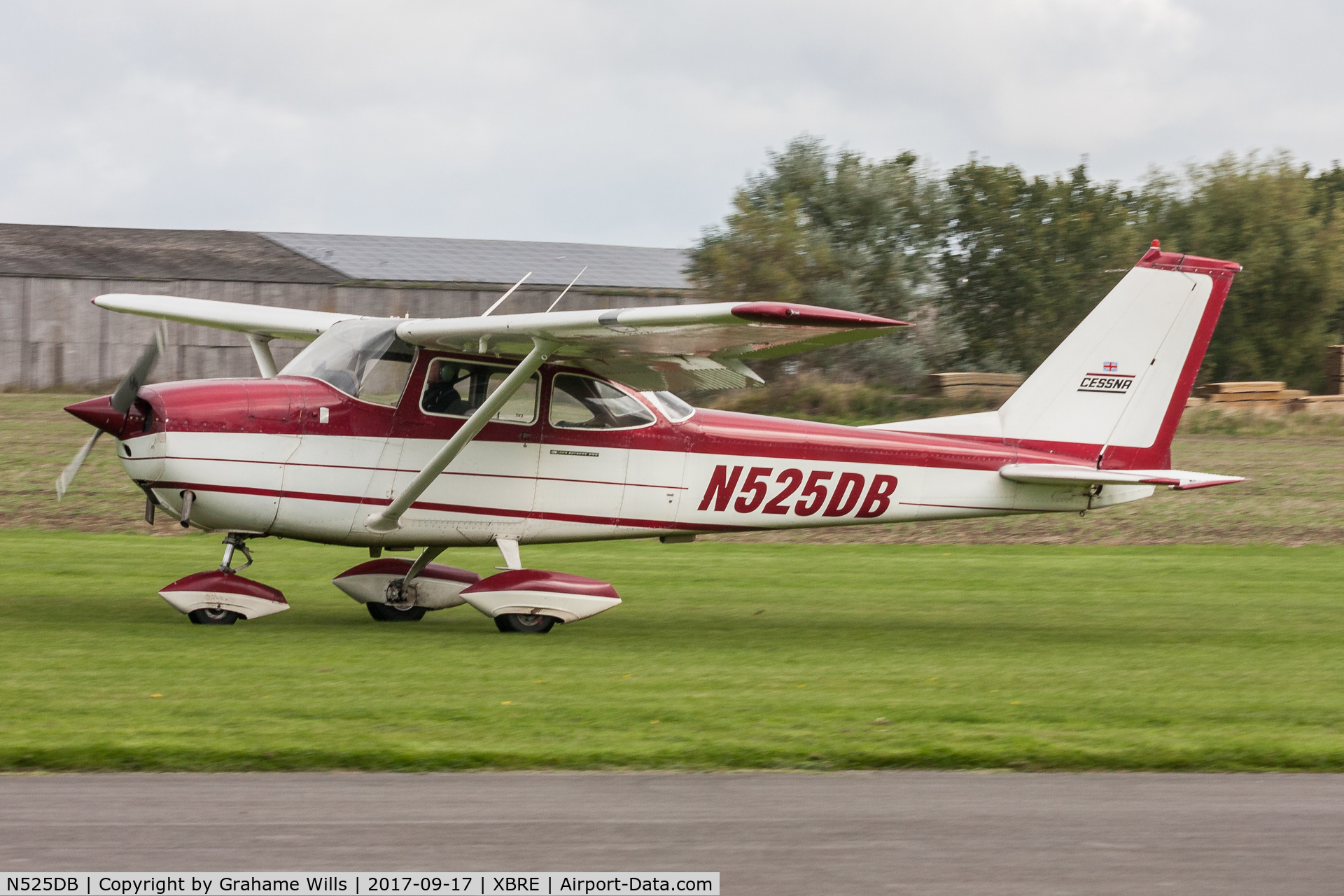 N525DB, Reims F172H Skyhawk C/N 0484, Cessna F172H N525DB International Air Services, Breighton 17/9/17