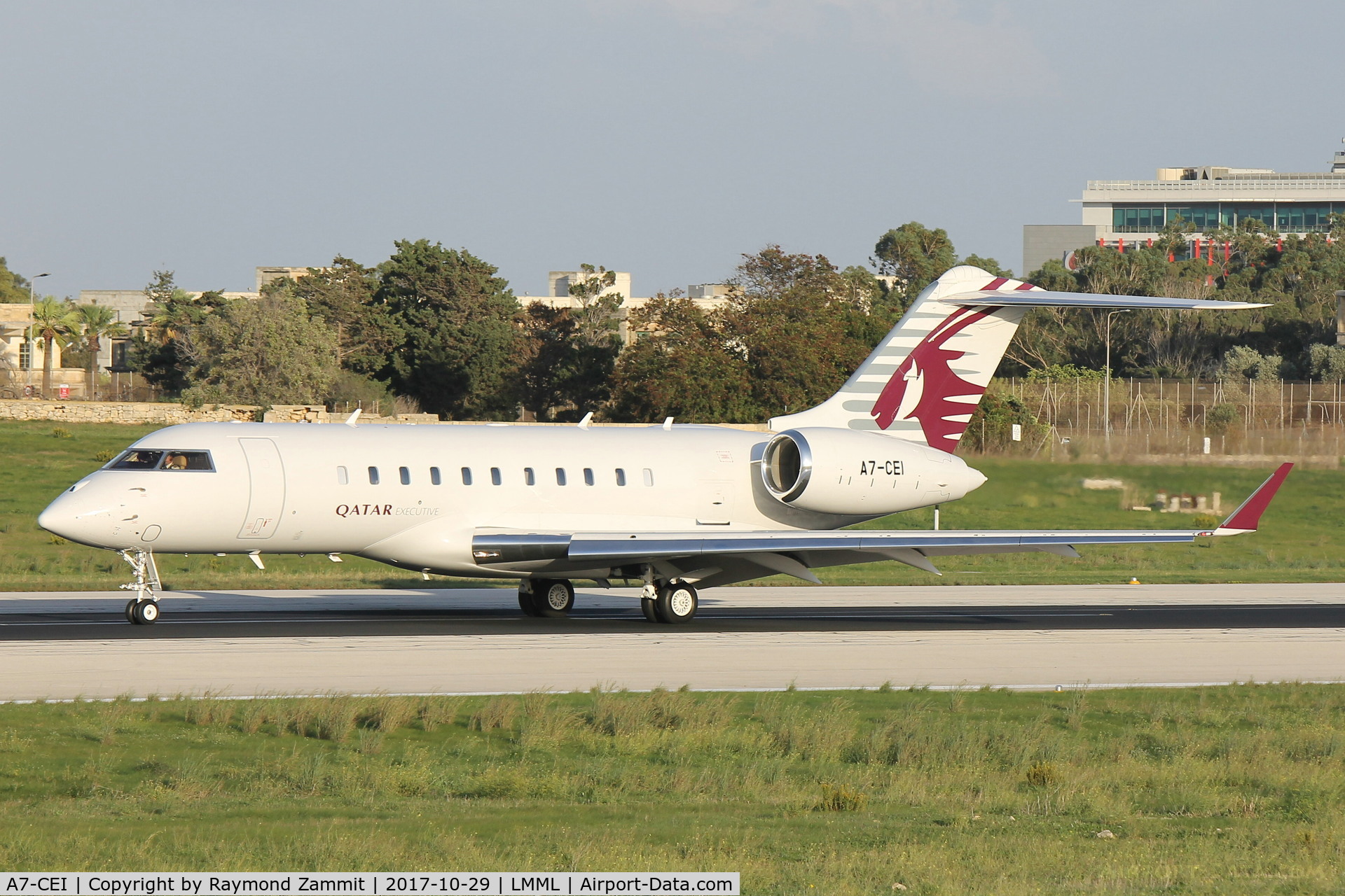 A7-CEI, 2013 Bombardier BD-700-1A11 Global 5000 C/N 9581, Bombardier BD-700 A7-CEI Qatar Airways
