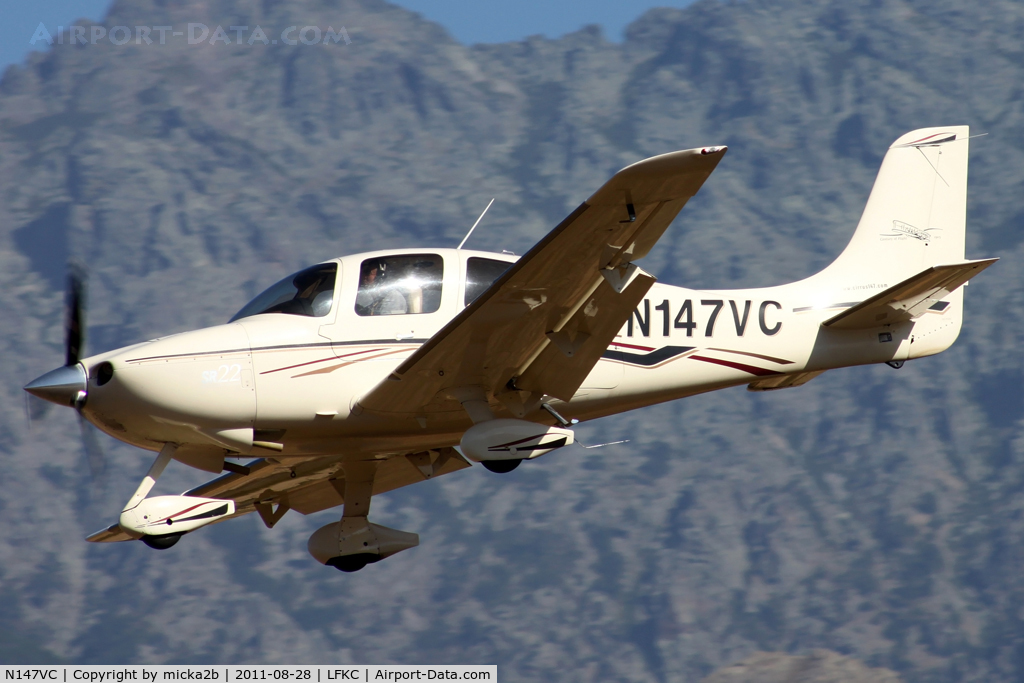 N147VC, 2003 Cirrus SR22 C/N 0689, Landing