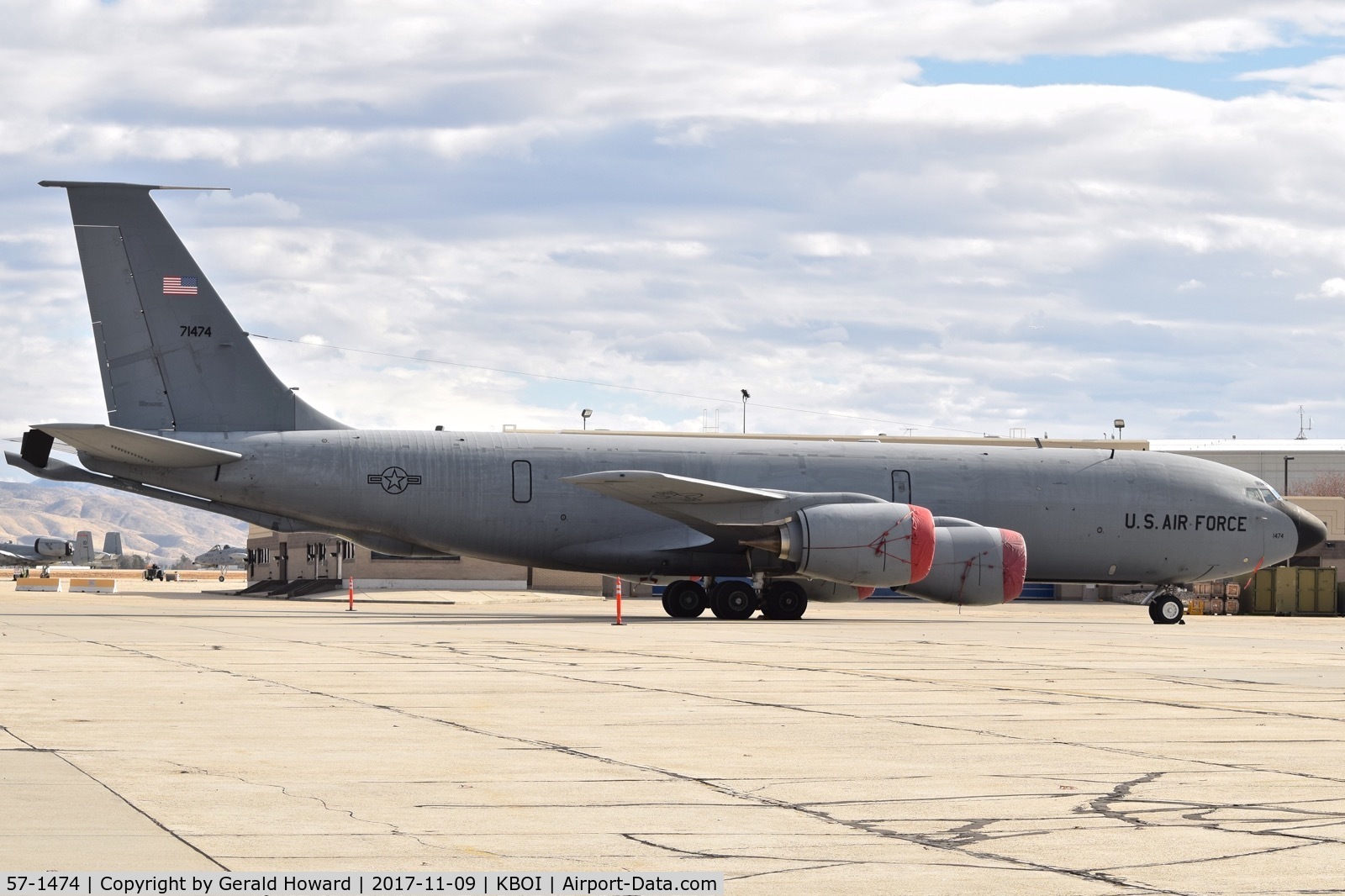 57-1474, 1957 Boeing KC-135R Stratotanker C/N 17545, Parked on south GA ramp.