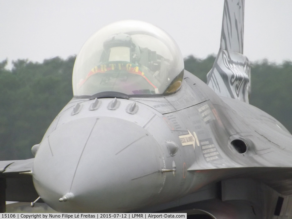 15106, Lockheed F-16A Fighting Falcon C/N AA-6, Close-up.
