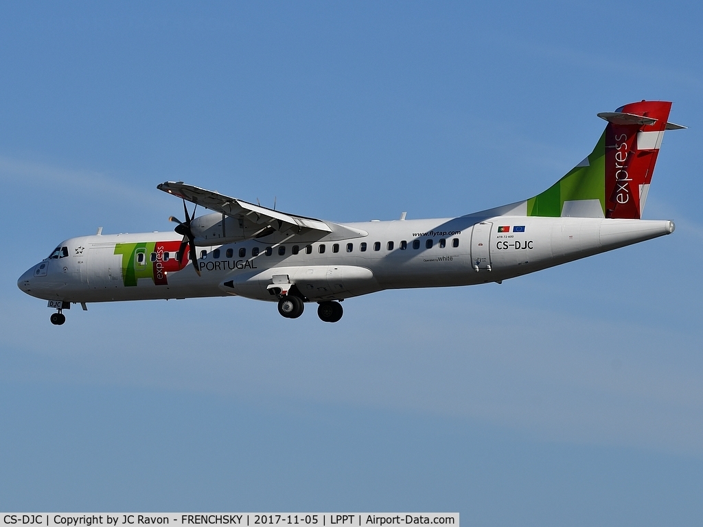 CS-DJC, 2015 ATR 72-600 (72-212A) C/N 1232, TAP Express TP1953 from Porto