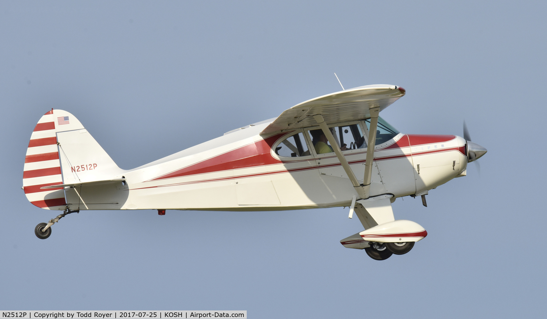N2512P, 1955 Piper PA-22-150 Tri-Pacer C/N 22-2874, Airventure 2017