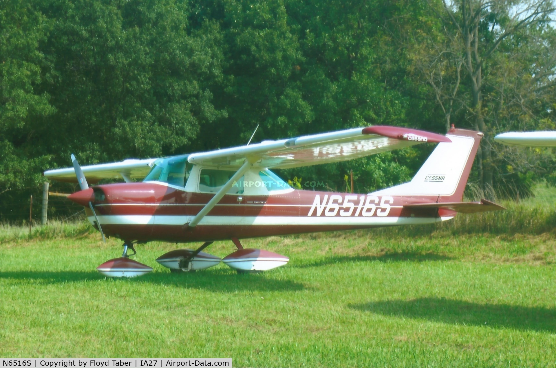 N6516S, 1967 Cessna 150H C/N 15067316, Parked in the spam can area