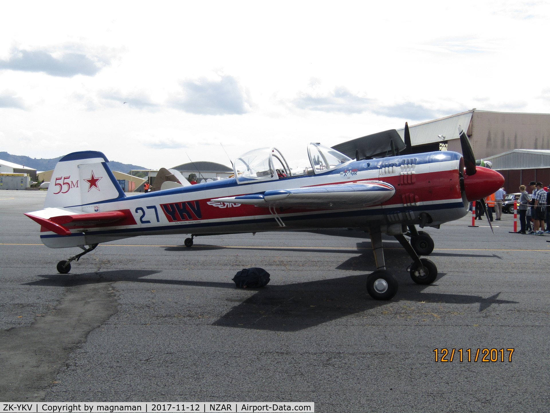 ZK-YKV, Yakovlev Yak-55M C/N 920402, at open day