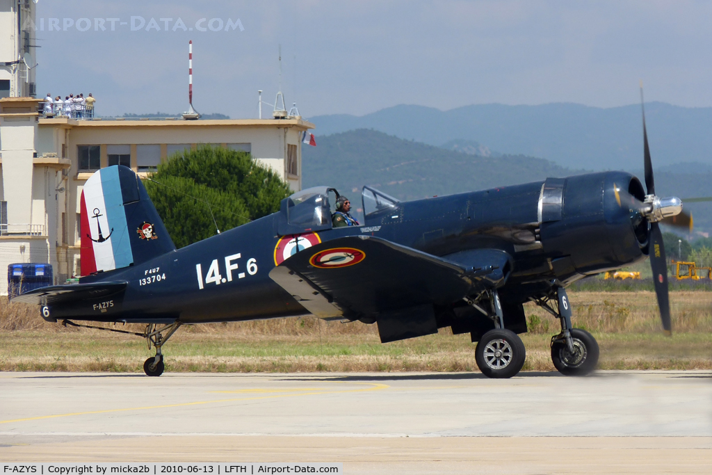 F-AZYS, Vought F4U-5N Corsair C/N Not found (Bu124541), Taxiing