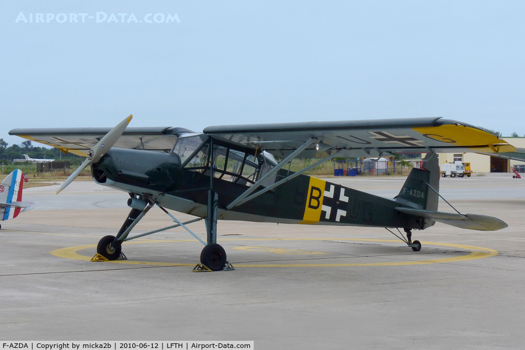 F-AZDA, Morane-Saulnier MS-500 Criquet C/N 226, Parked