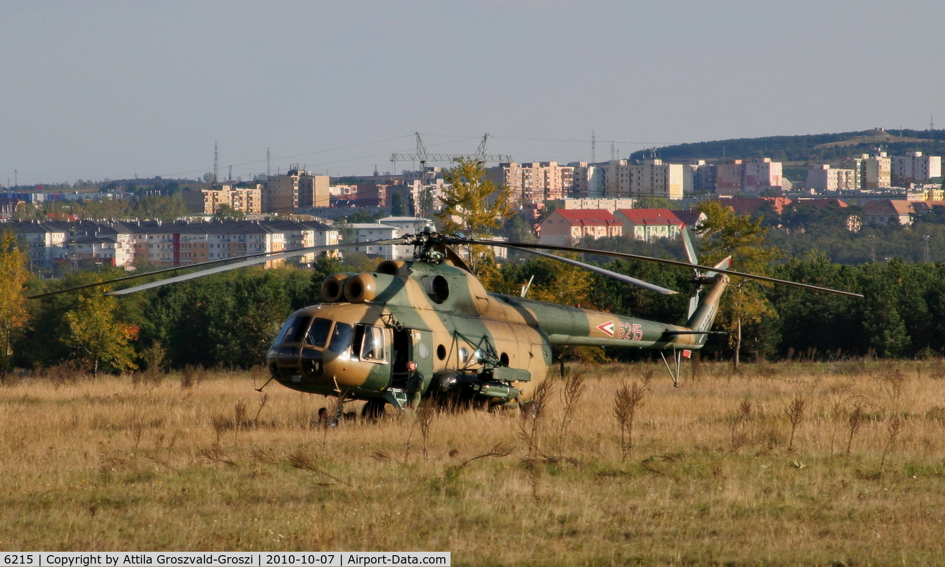 6215, 1980 Mil Mi-8T Hip C/N 226215, Veszprém--Jutas Ujmajor, Hungary