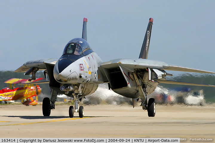 163414, 1990 Grumman F-14D Tomcat C/N 598/D-3, F-14D Tomcat 163414 AD-163 from VF-101 