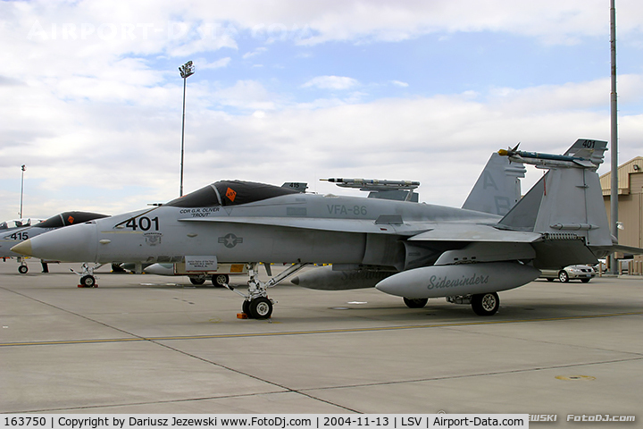 163750, 1989 McDonnell Douglas F/A-18C Hornet C/N 0825/C108, F/A-18C Hornet 163750 AB-302 from VFA-136 