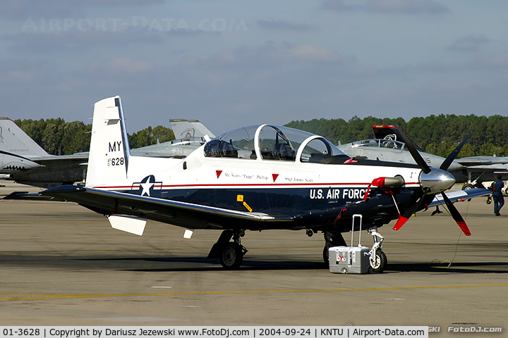 01-3628, 2001 Raytheon T-6A Texan II C/N PT-163, T-6A Texan II 01-3628 EN from 459th FTS 