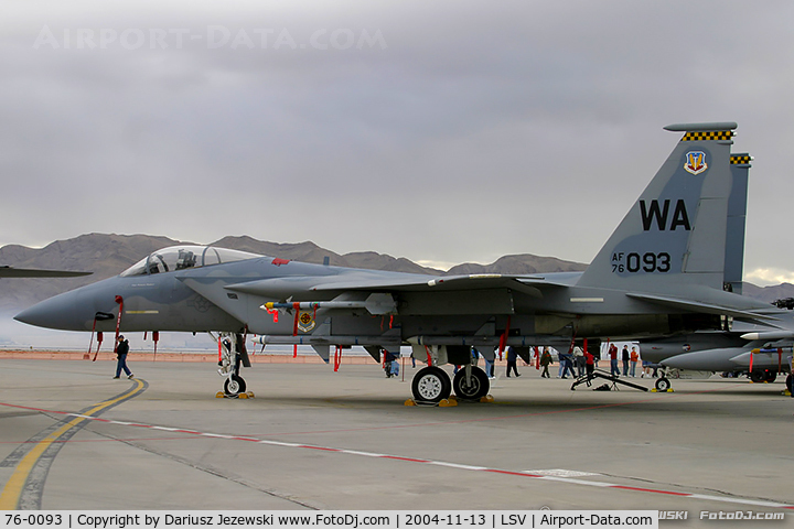 76-0093, 1995 McDonnell Douglas F-15A Eagle C/N 0287/A245, F-15A Eagle 76-0093 WA from 433rd WS 57th WG Nellis AFB, NV