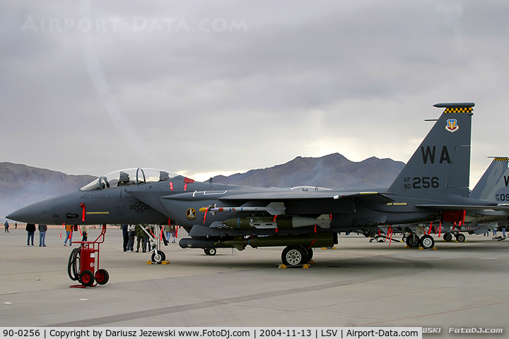 90-0256, 1991 McDonnell Douglas F-15E-50-MC Strike Eagle C/N 1194/E158, F-15E Strike Eagle 90-0256 WA from 17th WS 