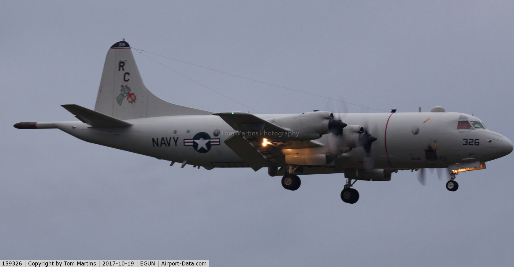 159326, Lockheed P-3C AIP+ Orion C/N 285A-5616, Shot at Mildenhall