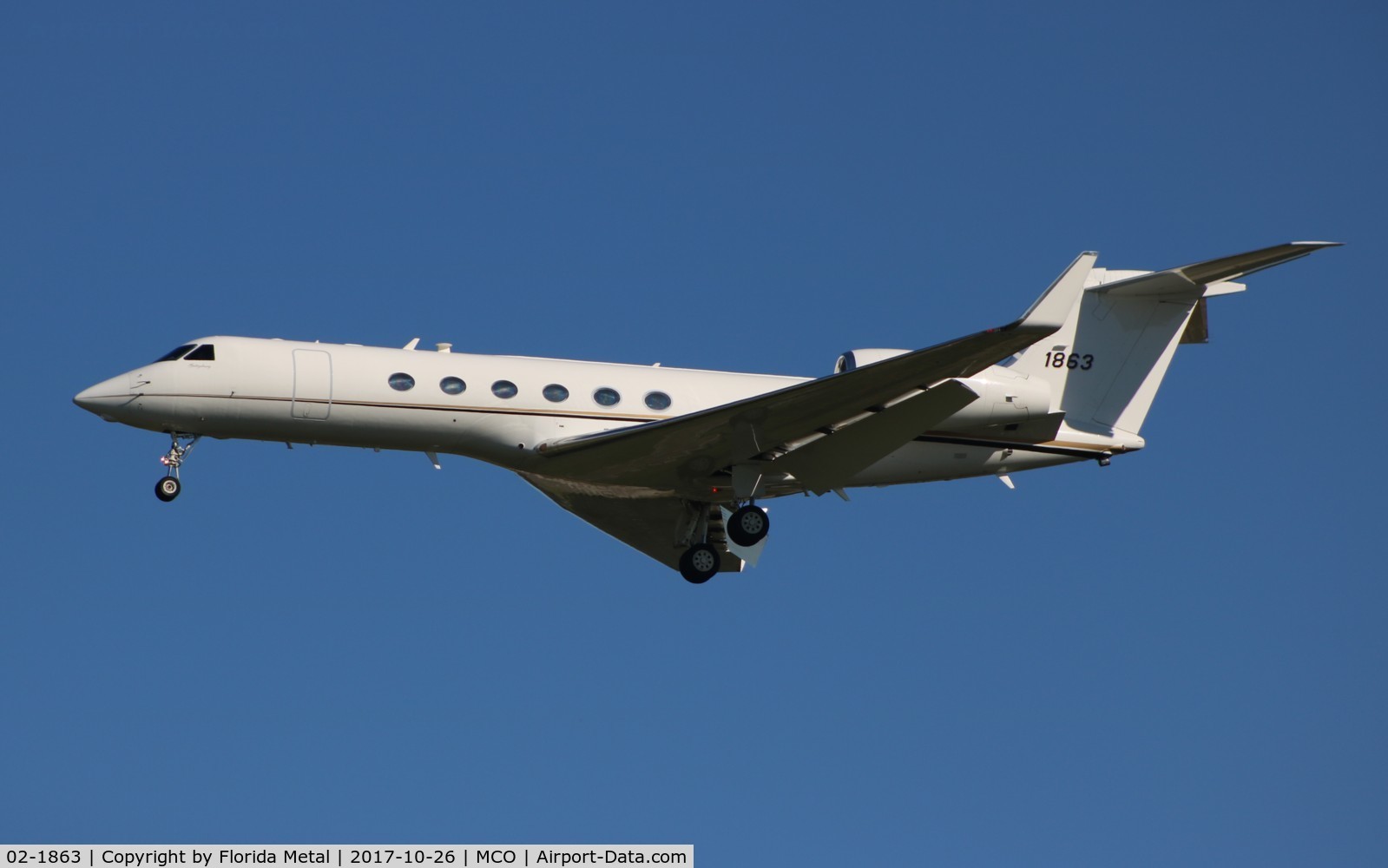 02-1863, 2002 Gulfstream Aerospace C-37A (Gulfstream V) C/N 670, C-37A