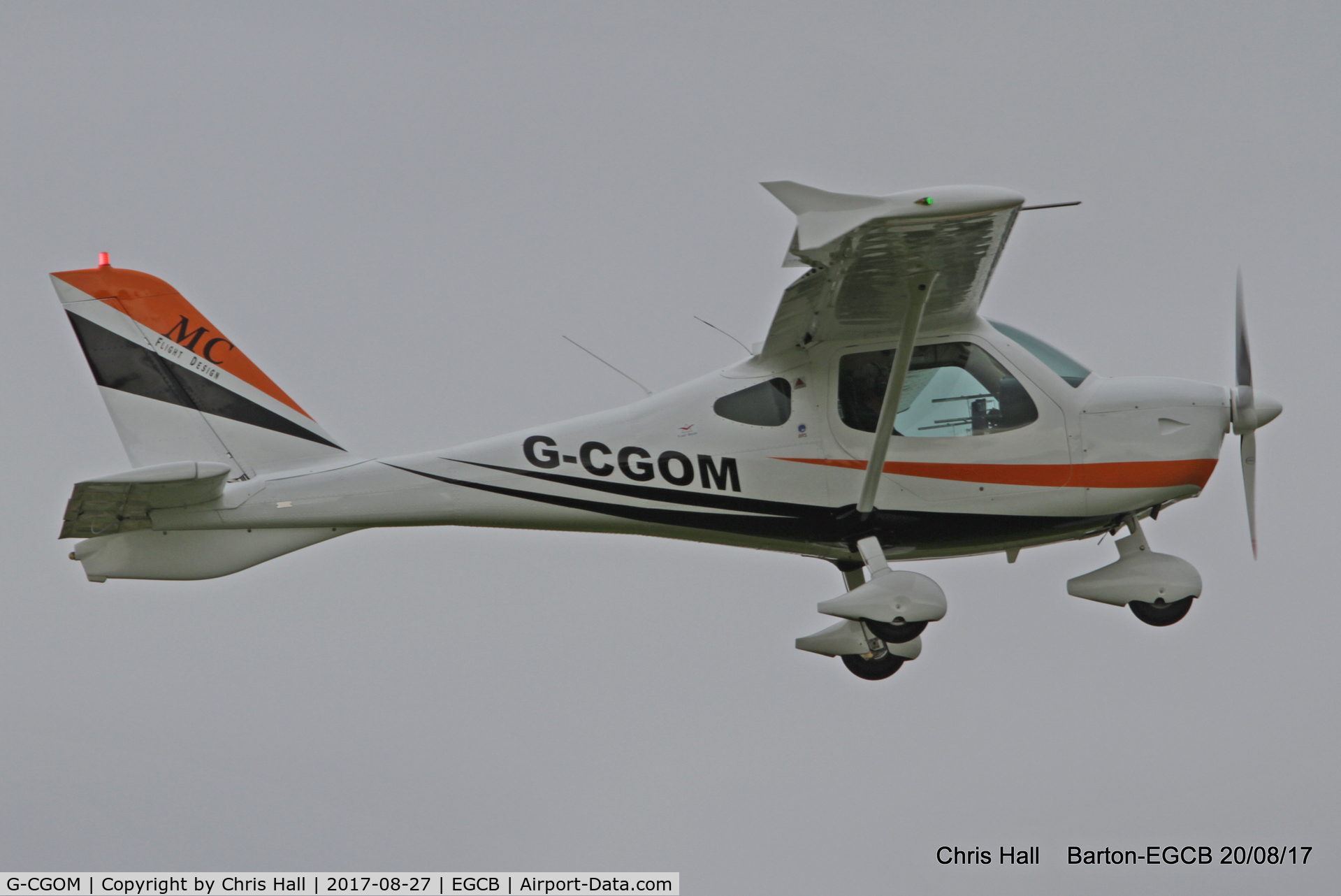 G-CGOM, 2010 Flight Design MC C/N A-10-04-31, at Barton