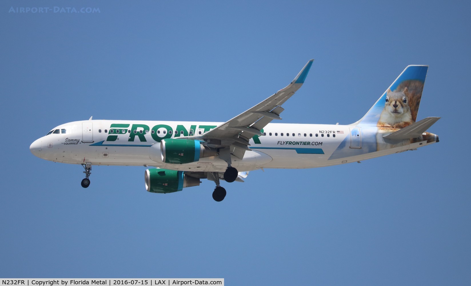 N232FR, 2015 Airbus A320-214 C/N 6838, Frontier
