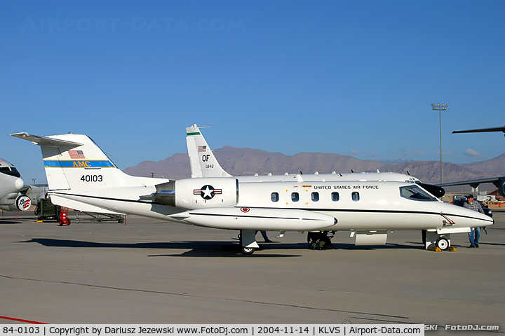 84-0103, 1984 Gates Learjet C-21A C/N 35A-549, C-21A Learjet 84-0103+  from 84th ALF 375th AW Scott AFB, IL