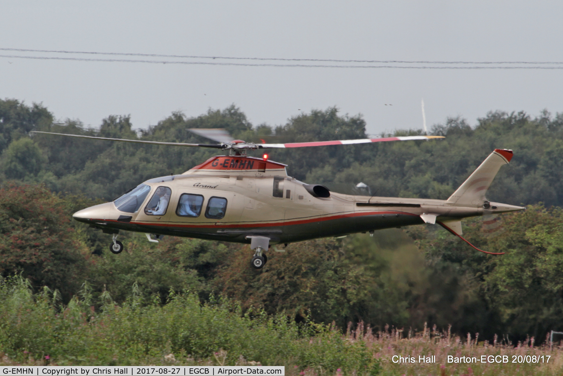 G-EMHN, 2010 Agusta A109S Grand C/N 22154, at Barton