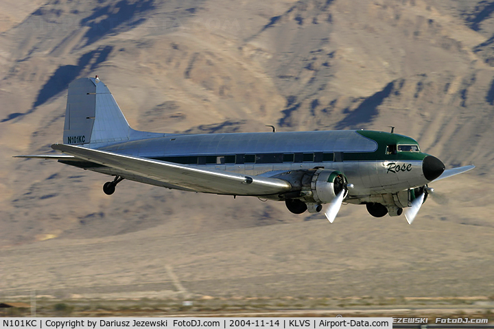 N101KC, 1943 Douglas DC-3C C/N 11639, Douglas DC-3C 