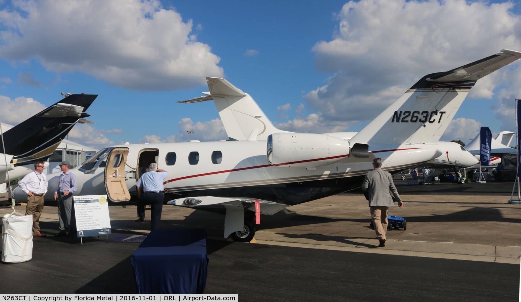 N263CT, 1998 Cessna 525 CitationJet C/N 525-0263, Citation 525