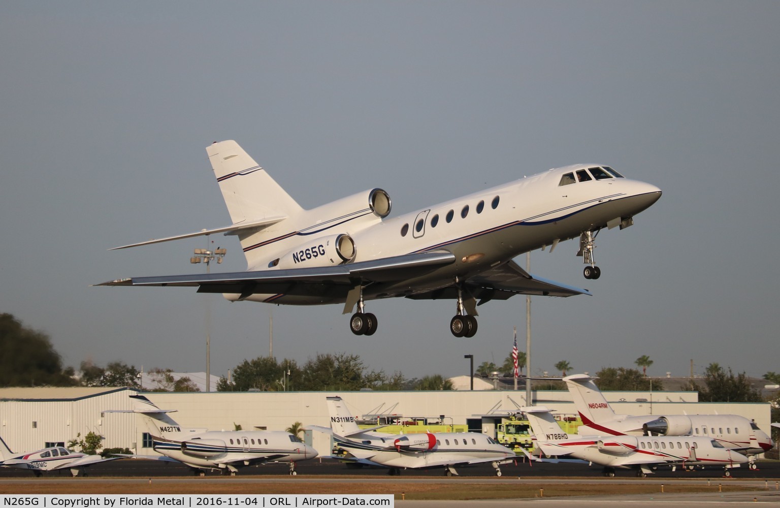 N265G, 1990 Dassault Falcon 50 C/N 214, Falcon 50