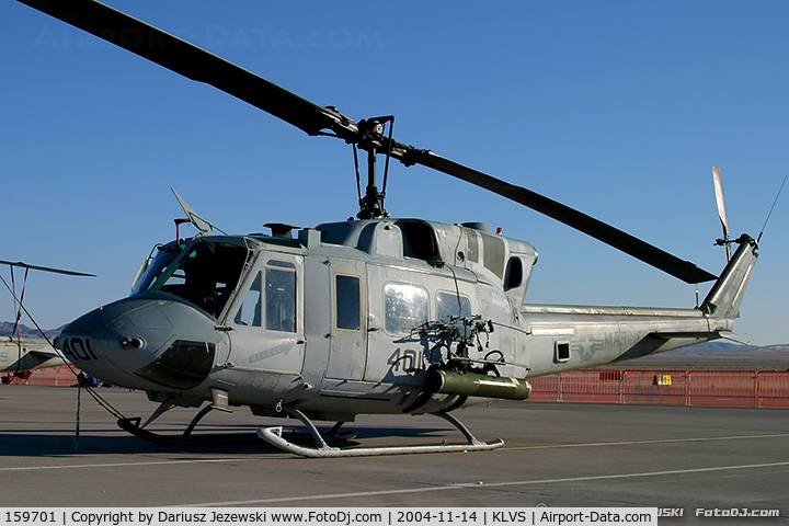 159701, Bell UH-1N Iroquois C/N 31711, UH-1N Twin Huey 159701 QT-401 from HMLAT-303 