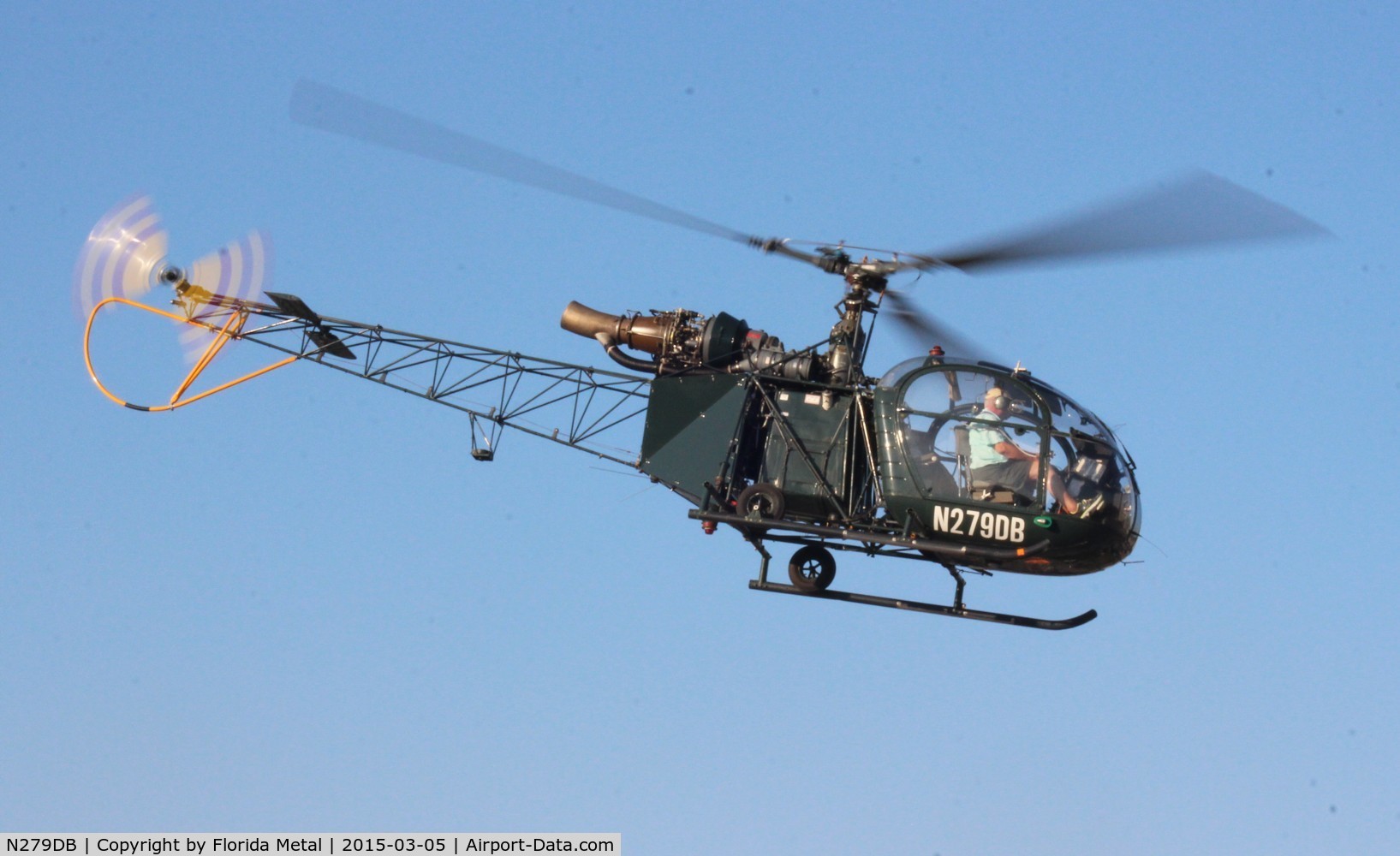 N279DB, Sud Aviation SA-318C Alouette II AST C/N 2075, SA-318C at Heliexpo Orlando