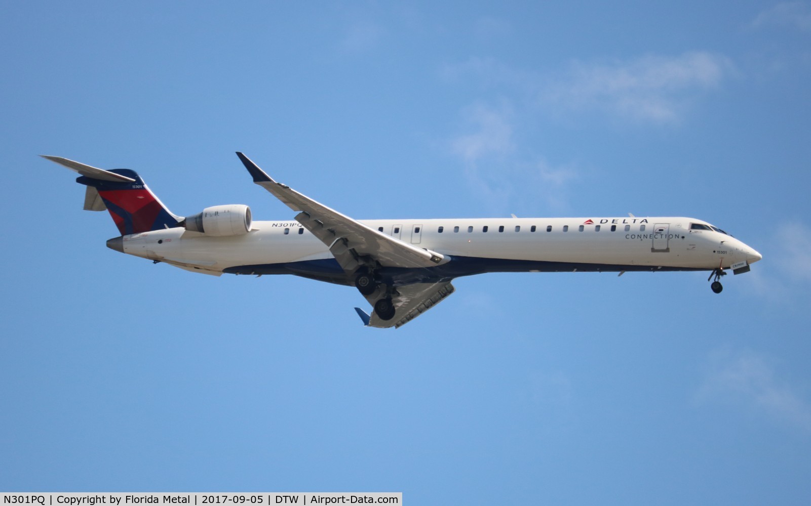 N301PQ, 2013 Bombardier CRJ-900 (CL-600-2D24) C/N 15301, Delta Connection