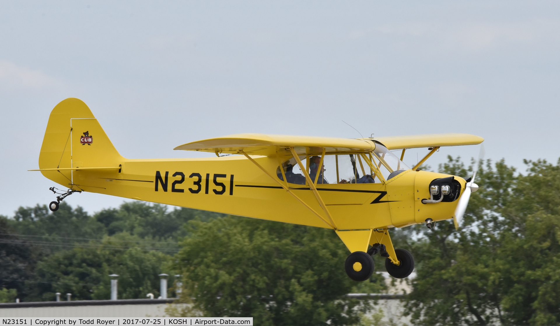 N23151, 1939 Piper J3C-65 Cub Cub C/N 2932, Airventure 2017