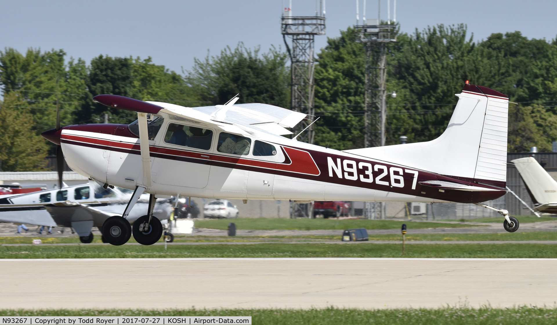 N93267, 1976 Cessna A185F Skywagon 185 C/N 18503204, Airventure 2017