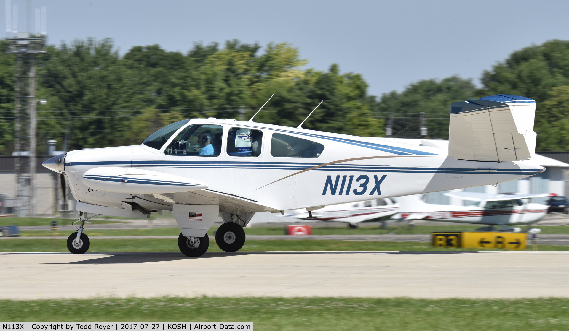 N113X, 1966 Beech V35 Bonanza C/N D-8112, Airventure 2017