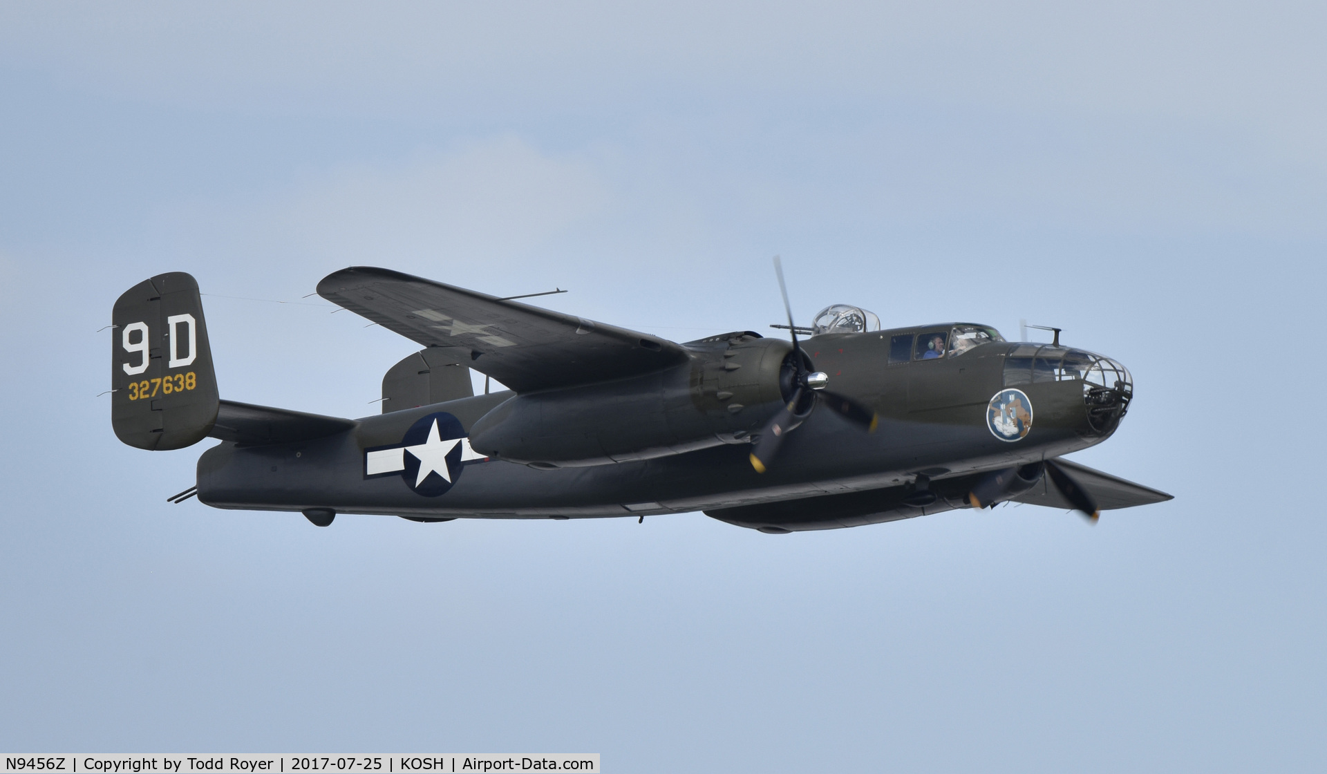 N9456Z, 1943 North American TB-25N Mitchell C/N 108-33214, Airventure 2017