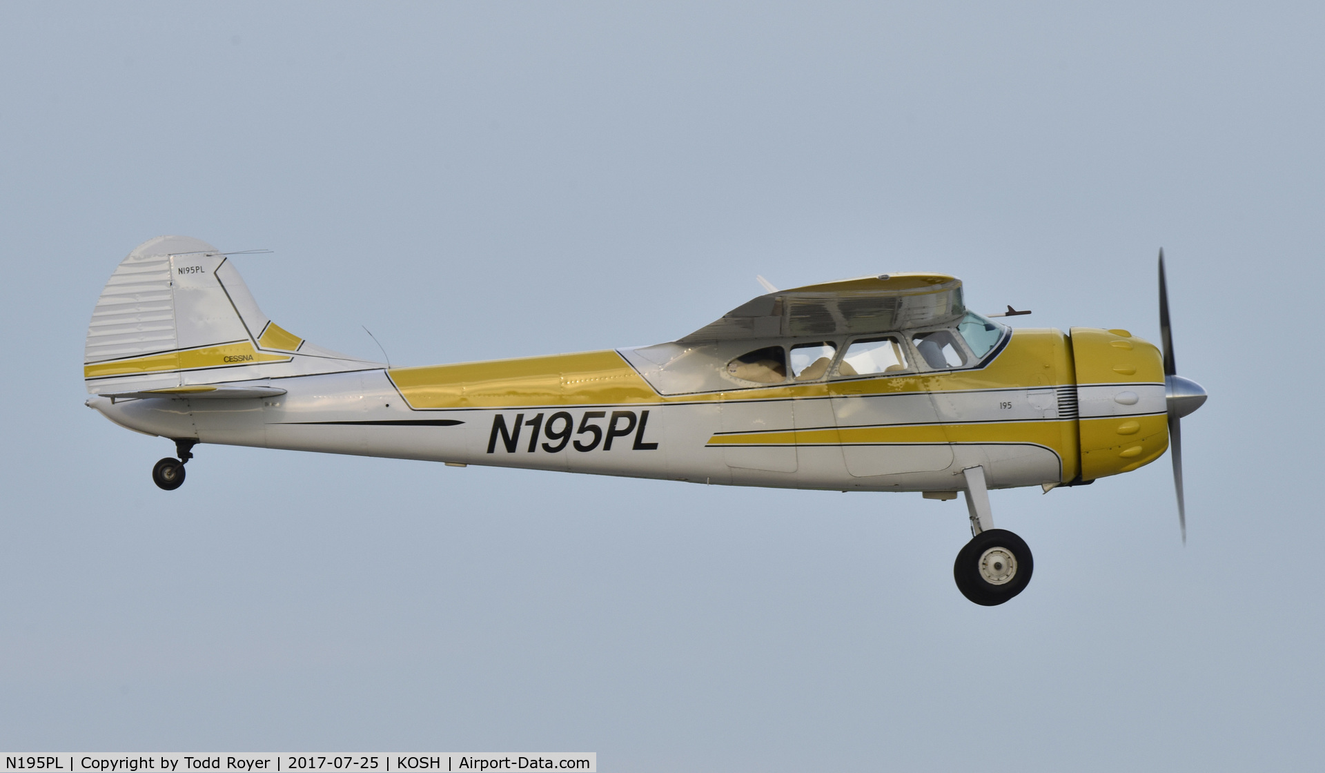 N195PL, 1948 Cessna 195 C/N 7262, Airventure 2017