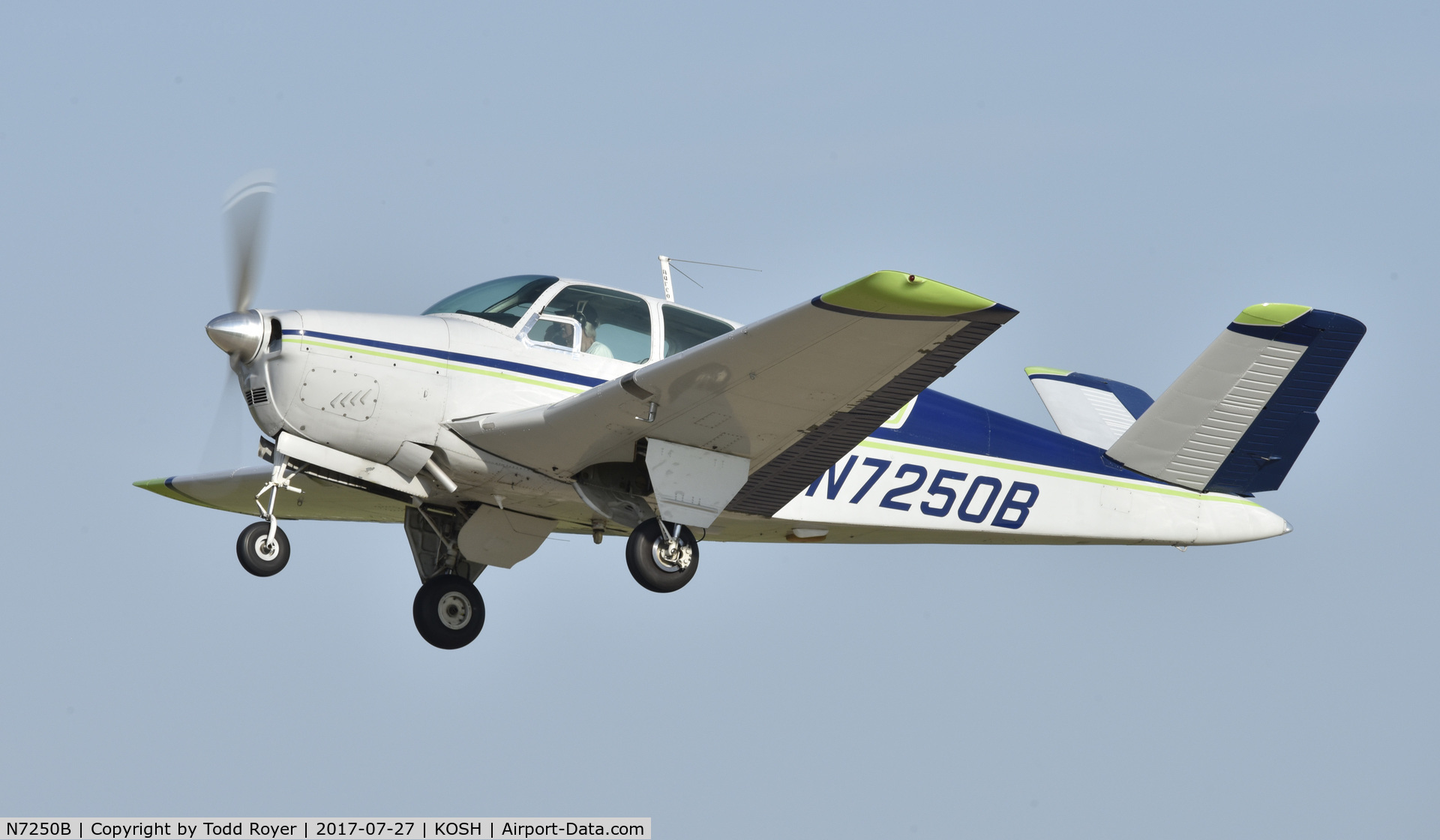 N7250B, 1958 Beech J35 Bonanza C/N D-5586, Airventure 2017