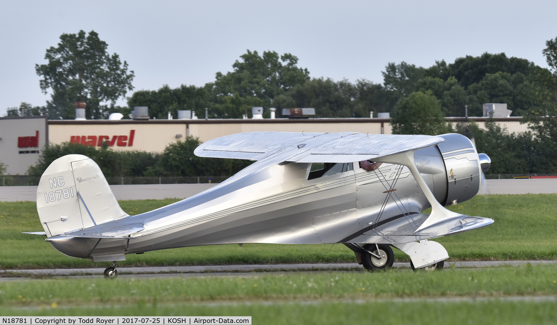N18781, 1938 Beech F17D Staggerwing C/N 204, Airventure 2017
