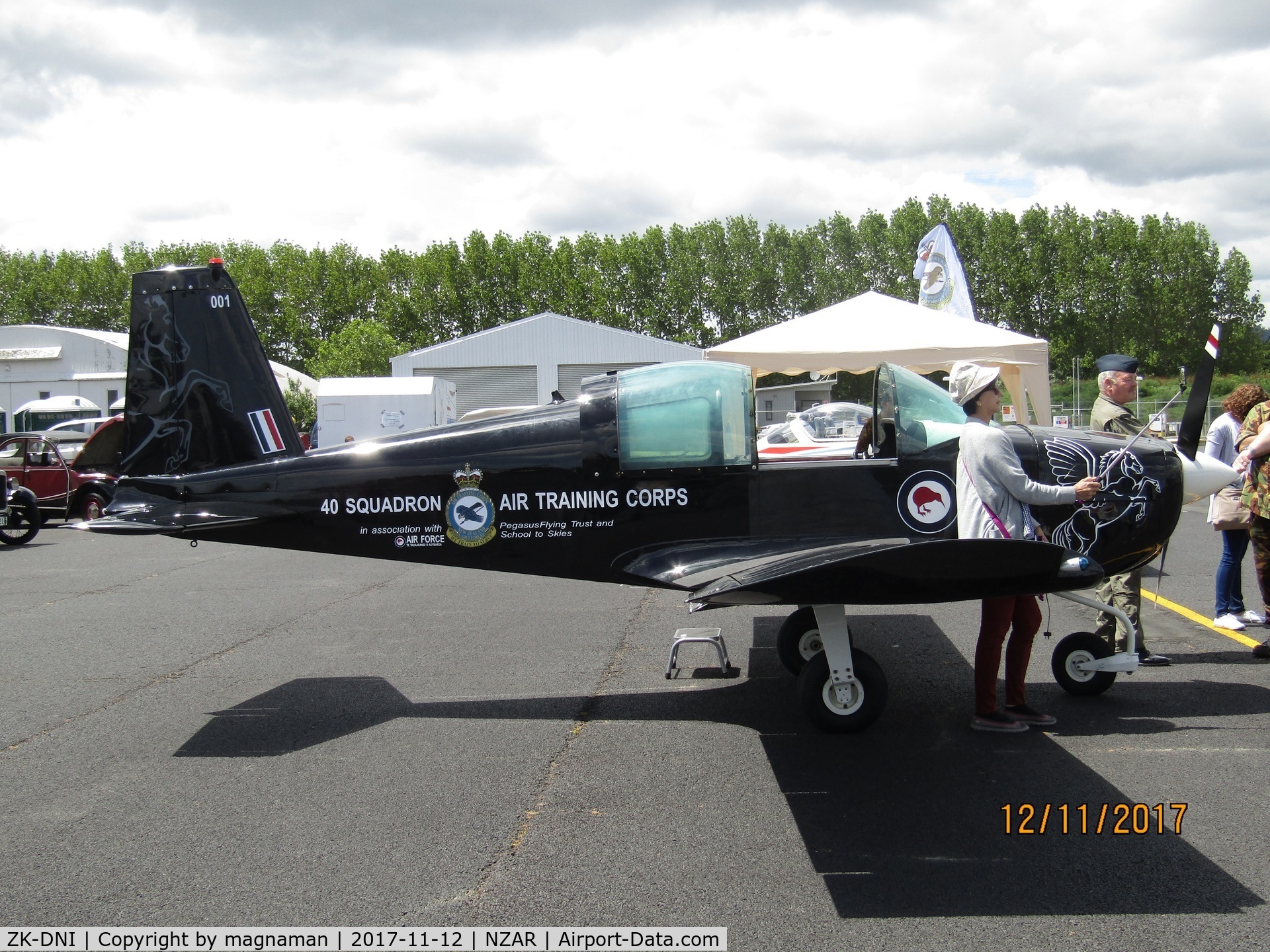 ZK-DNI, Grumman American AA-1B Trainer C/N AA5B-0136, ex 