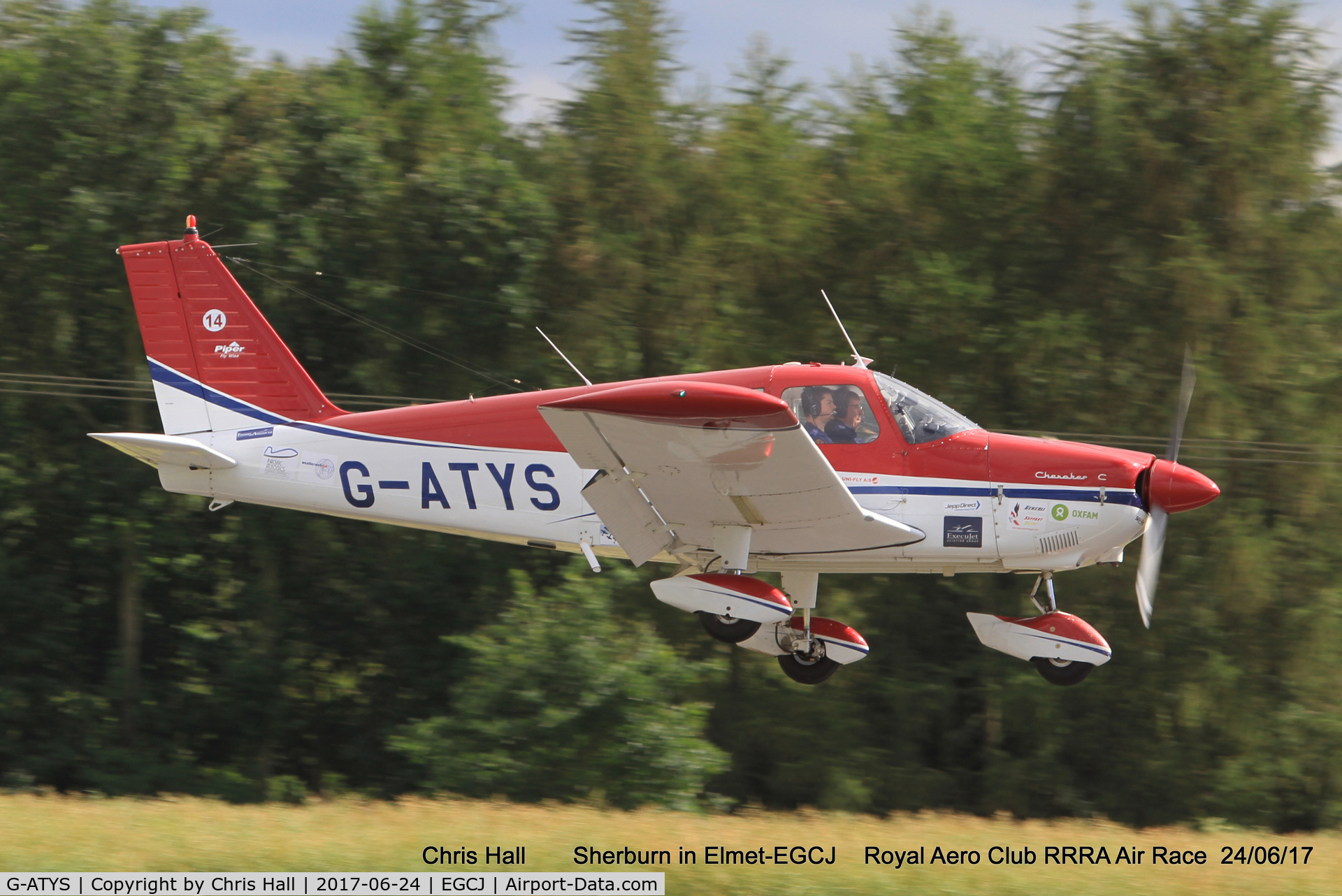 G-ATYS, 1966 Piper PA-28-180 Cherokee C/N 28-3296, Royal Aero Club RRRA Air Race