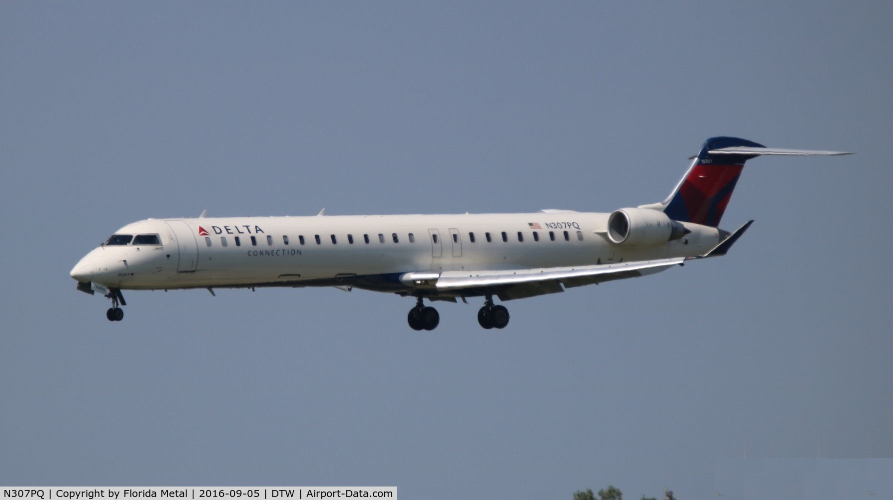 N307PQ, 2014 Bombardier CRJ-900LR NG (CL-600-2D24) C/N 15307, Delta Connection