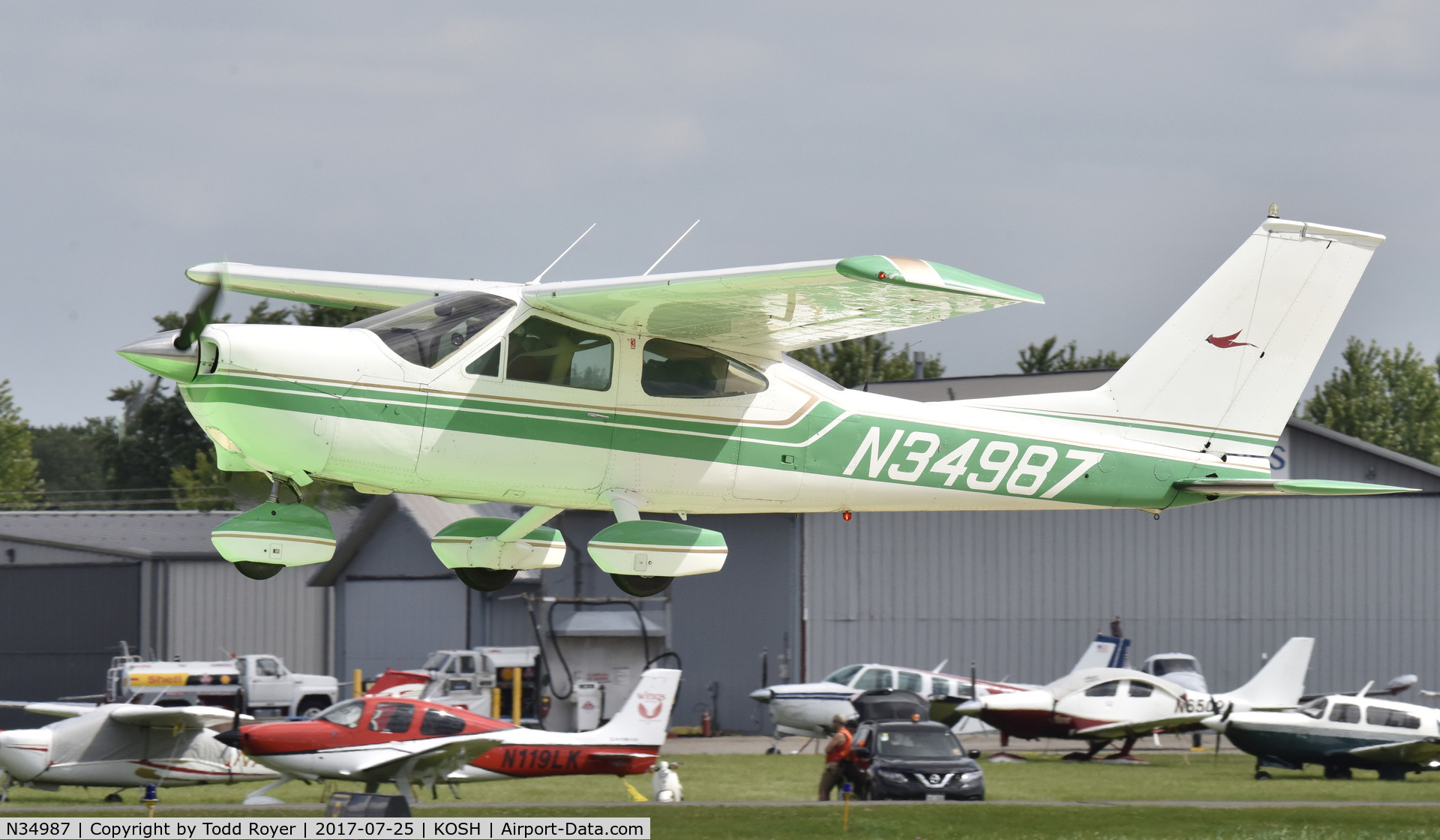 N34987, 1974 Cessna 177B Cardinal C/N 17702138, Airventure 2017