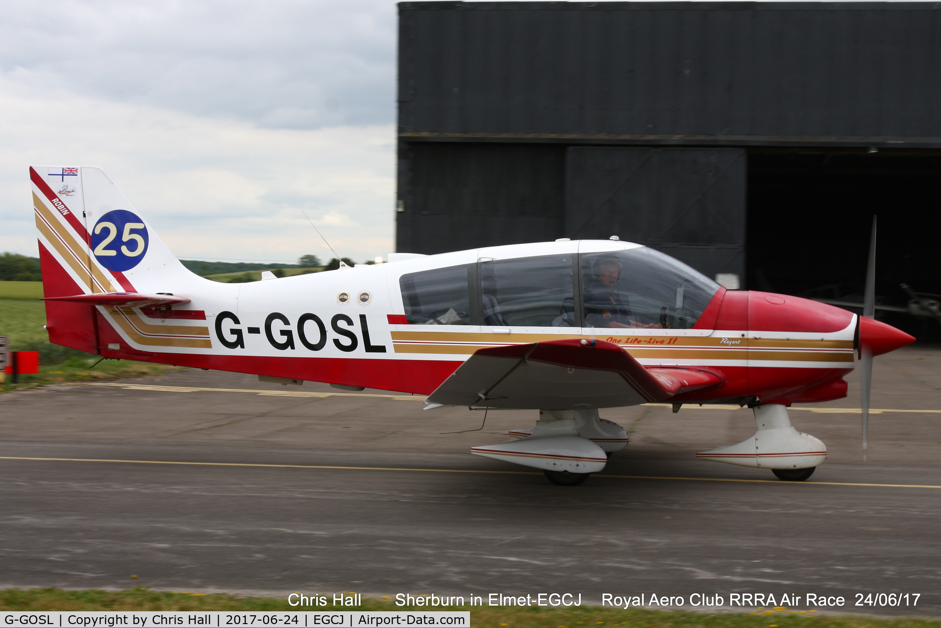 G-GOSL, 1990 Robin DR-400-180 Regent Regent C/N 1974, Royal Aero Club RRRA Air Race