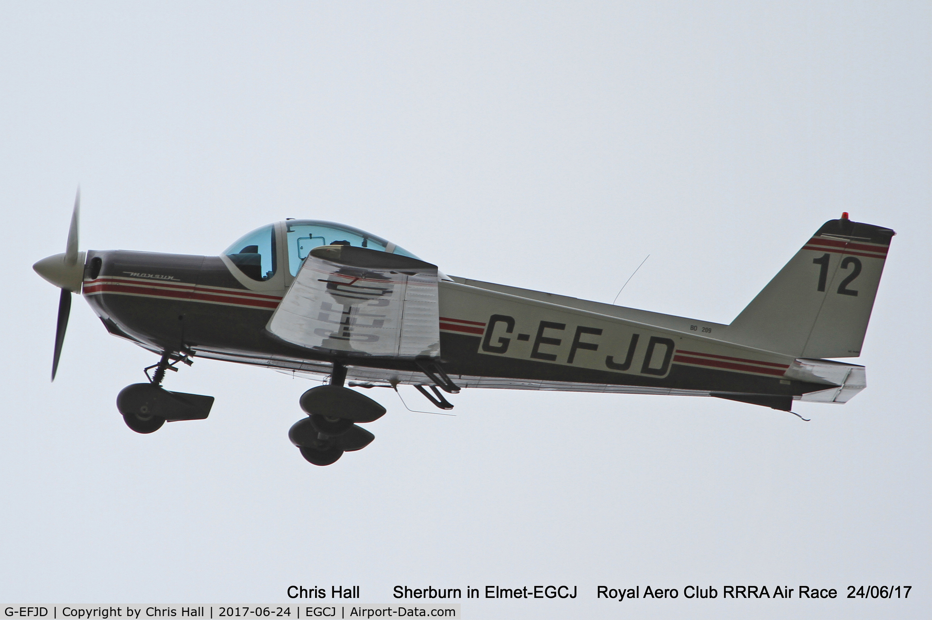 G-EFJD, 1971 Bolkow Bo-209C Monsun 160FV C/N 126, Royal Aero Club RRRA Air Race