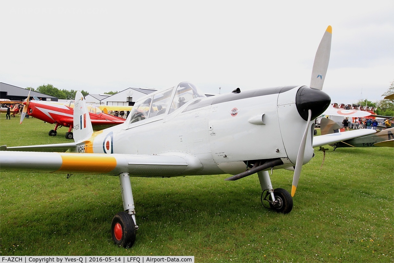 F-AZCH, De Havilland DHC-1 Chipmunk 22 C/N C1/0702, De Havilland DHC-1 Chipmunk 22, Static display, La Ferté-Alais airfield (LFFQ) Air show 2016