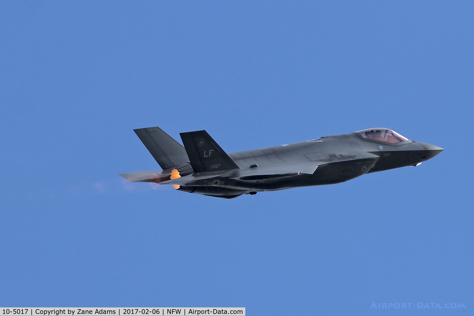 10-5017, 2013 Lockheed Martin F-35A Lightning II C/N AF-29, Departing NAS Fort Worth