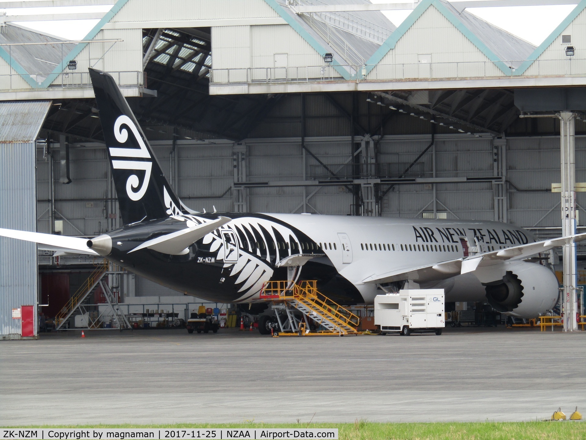 ZK-NZM, 2017 Boeing 787-9 Dreamliner Dreamliner C/N 38180, after delivery and before first commercial flight for Air NZ