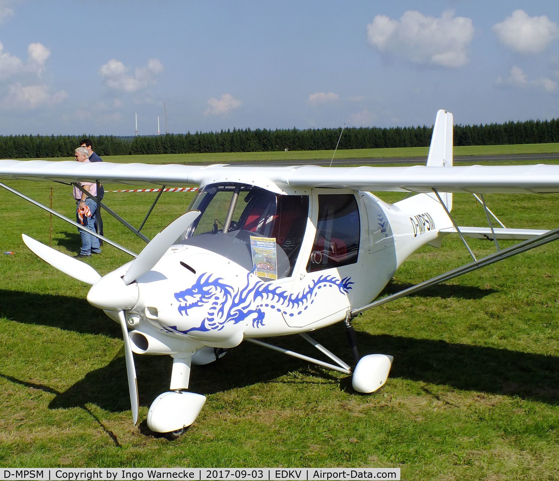 D-MPSM, Comco Ikarus C42 C/N Not found D-MPSM, Comco Ikarus C42 at the Dahlemer Binz 60th jubilee airfield display