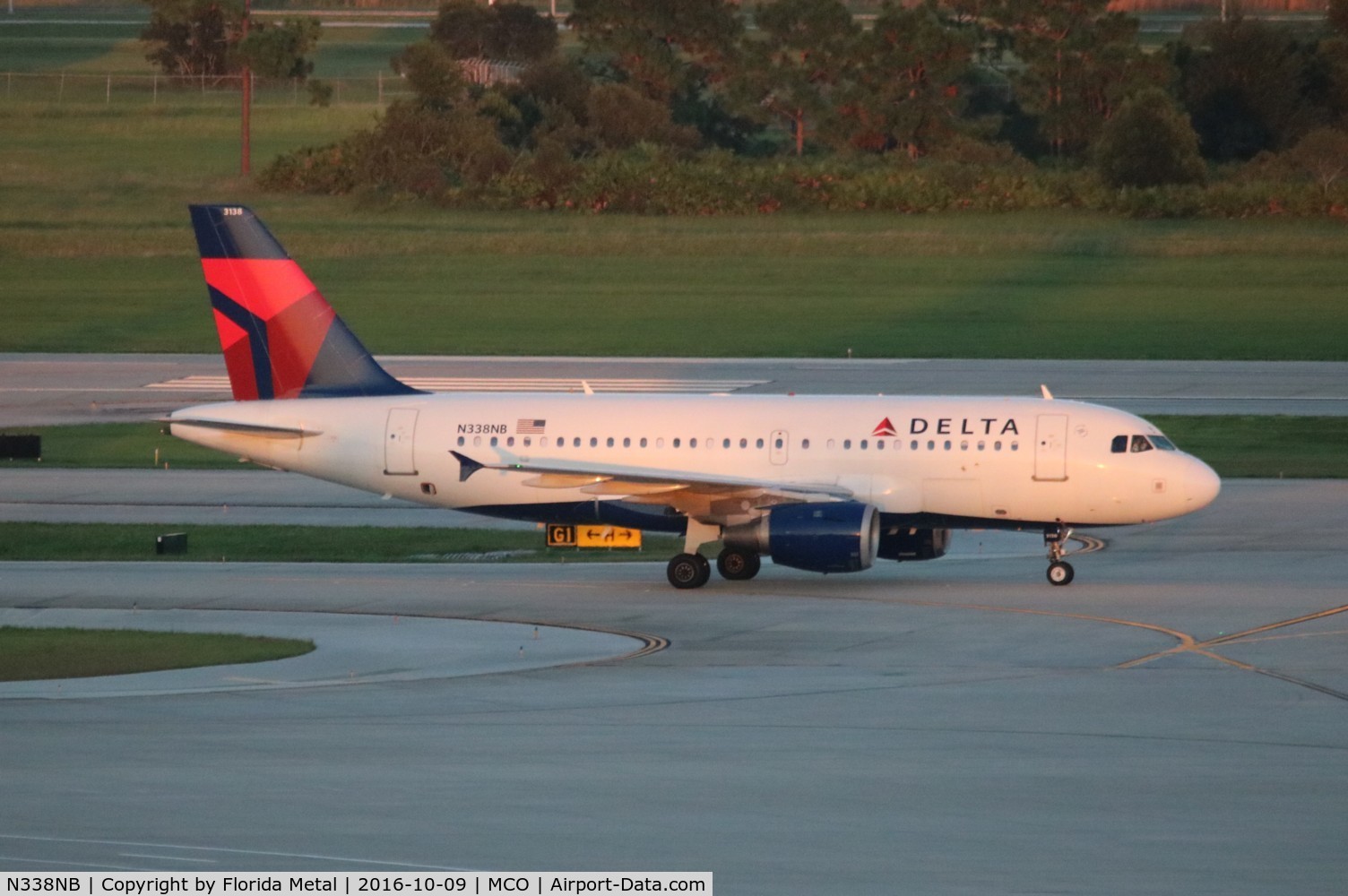 N338NB, 2002 Airbus A319-114 C/N 1693, Delta