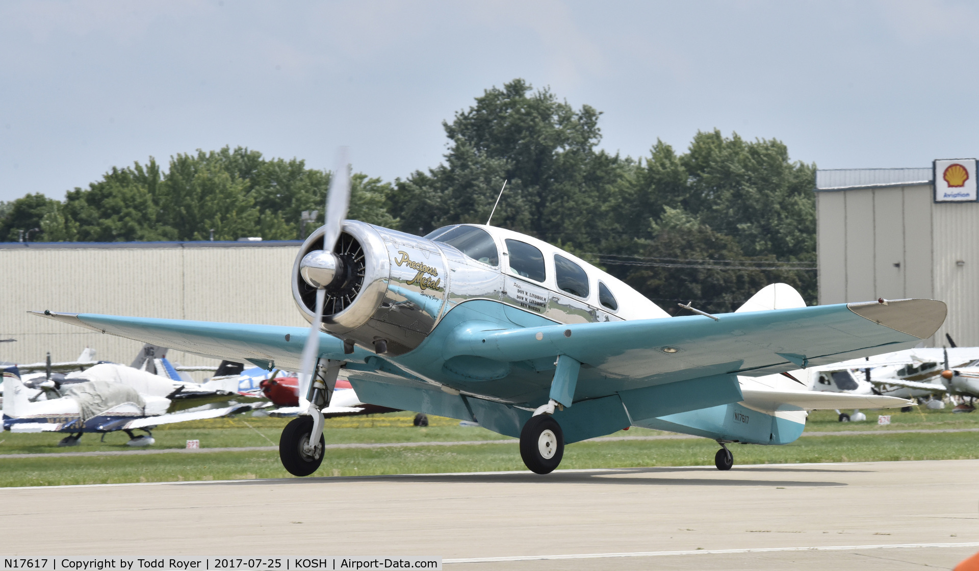 N17617, 1938 Spartan 7W Executive C/N 16, Airventure 2017