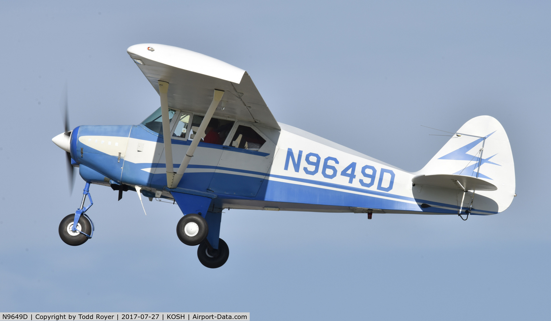 N9649D, 1959 Piper PA-22-160 Tri Pacer C/N 22-6563, Airventure 2017